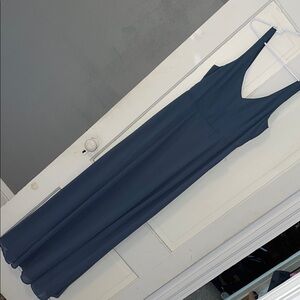 🖤Show Me Your MuMu Blue Sleeveless V-Neck Sundress